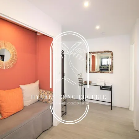 Hyeres-centre Coquet T3 Wifi Parking Clim Salon By Hc Апартаменты Йер